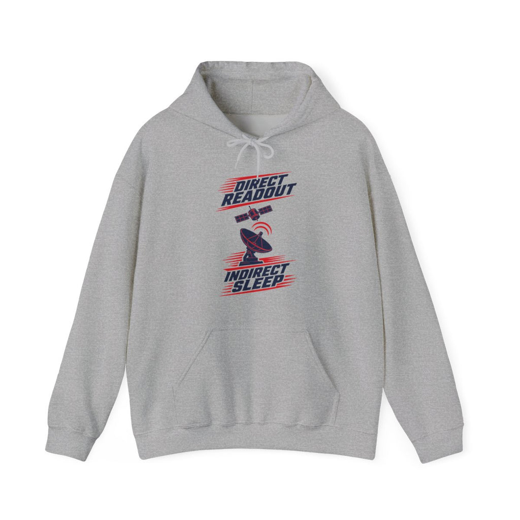 Direct Readout Indirect Sleep Hoodie in Sport Grey
