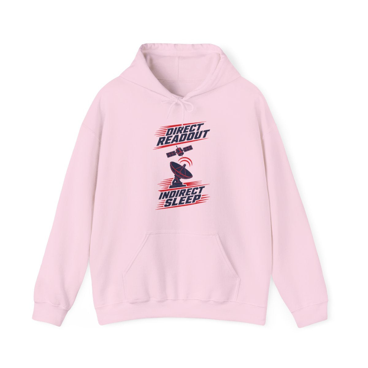 Direct Readout Indirect Sleep Hoodie in Light Pink
