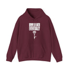 Down to Earth, Eventually Hoodie in Maroon
