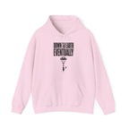 Down to Earth, Eventually Hoodie in Light Pink