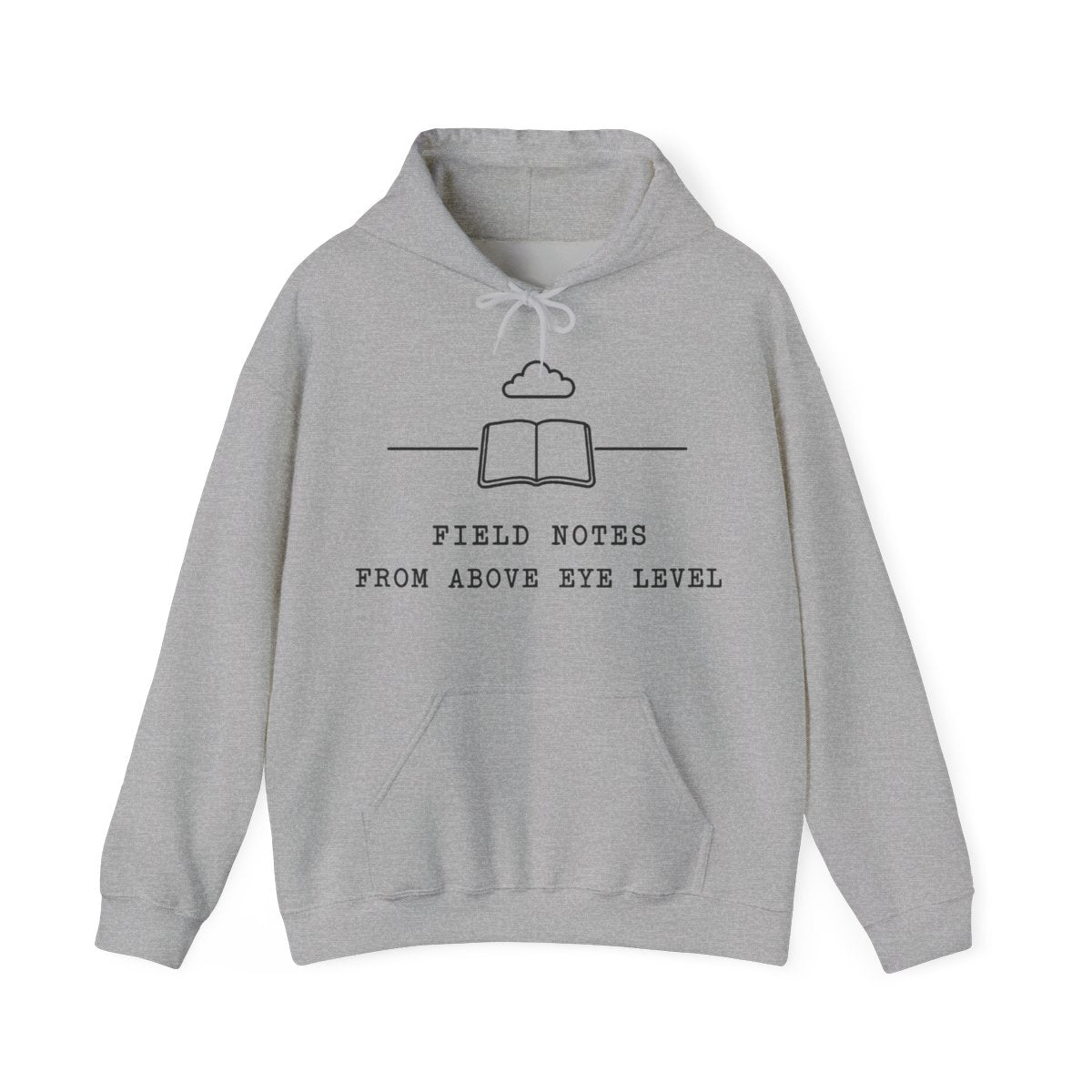 Field Notes from Above Eye Level Hoodie in Sport Grey