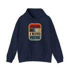 From Noise, a Weather Picture Hoodie in Navy