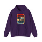 From Noise, a Weather Picture Hoodie in Purple