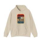 From Noise, a Weather Picture Hoodie in Sand