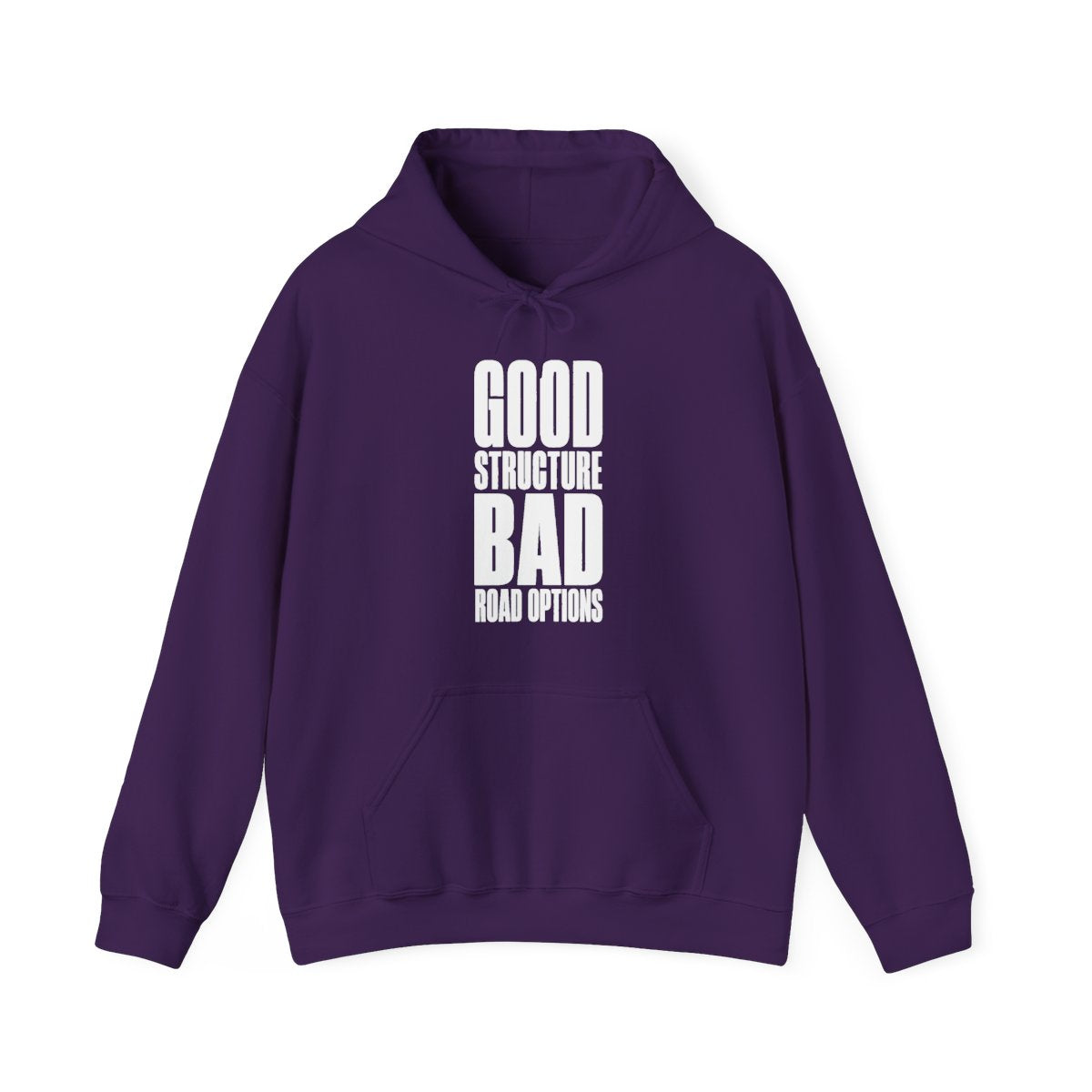 Good Structure Bad Road Options Hoodie in Purple