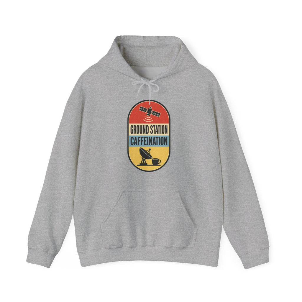 Ground Station Caffeination Hoodie in Sport Grey