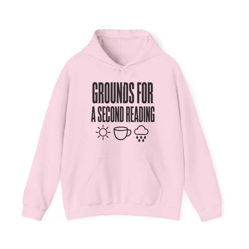 Grounds for a Second Reading Hoodie in Light Pink