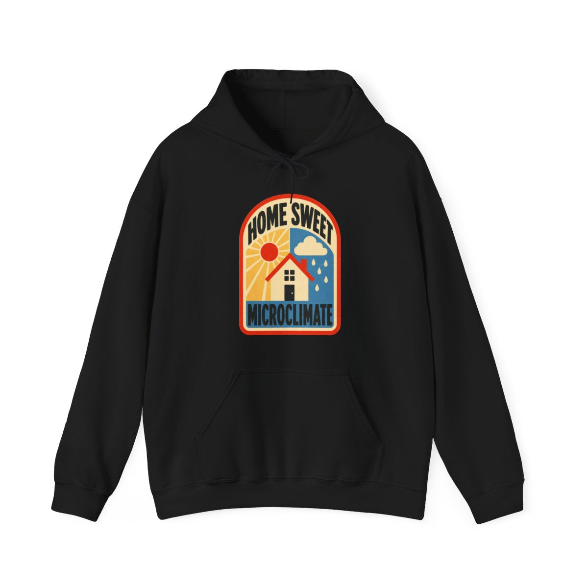 Home Sweet Microclimate Hoodie in Black