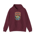 Horizon to Horizon No Pause Button Hoodie in Maroon