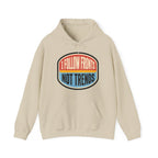 I Follow Fronts, Not Trends Hoodie in Sand