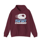 I Lost My Train of Thought The Sky Changed Hoodie in Maroon