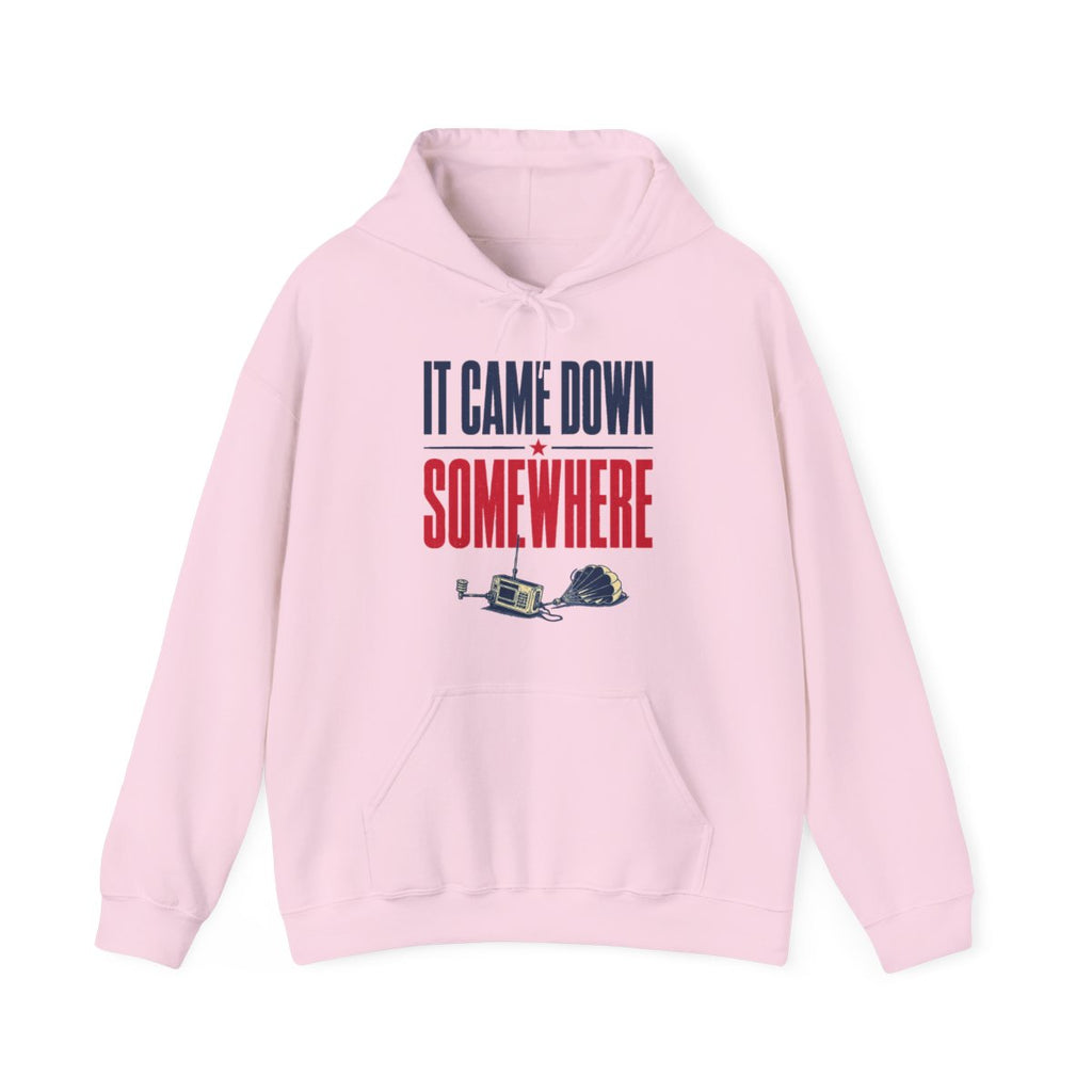 It Came Down Somewhere Hoodie in Light Pink