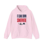 It Came Down Somewhere Hoodie in Light Pink