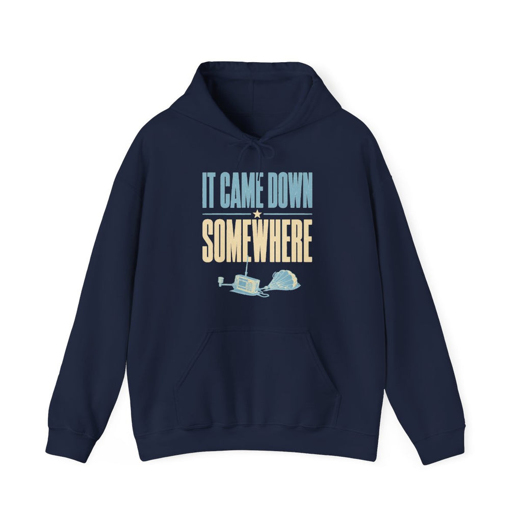 It Came Down Somewhere Hoodie in Navy