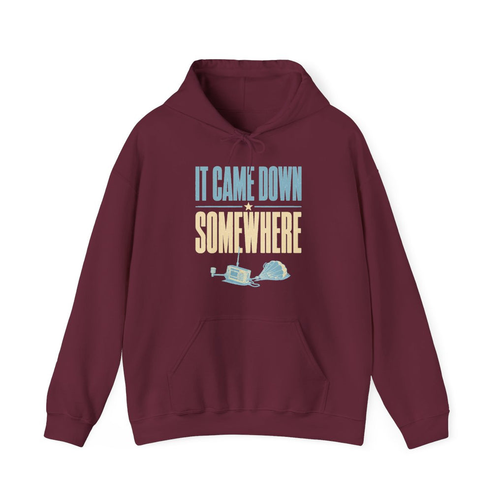 It Came Down Somewhere Hoodie in Maroon