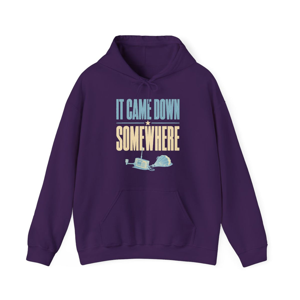 It Came Down Somewhere Hoodie in Purple