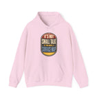 It's Not Small Talk If You Have a Surface Map Hoodie in Light Pink