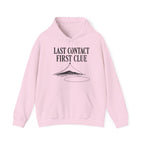 Last Contact, First Clue Hoodie in Light Pink