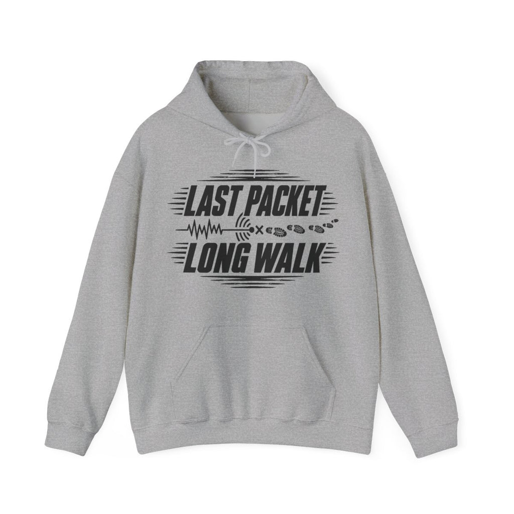 Last Packet Long Walk Hoodie in Sport Grey