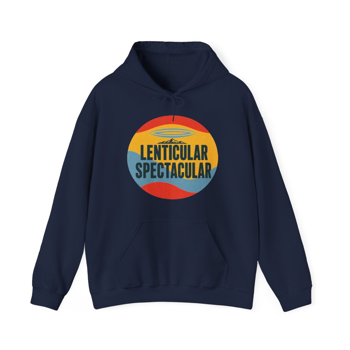 Lenticular Spectacular Hoodie in Navy