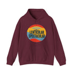 Lenticular Spectacular Hoodie in Maroon