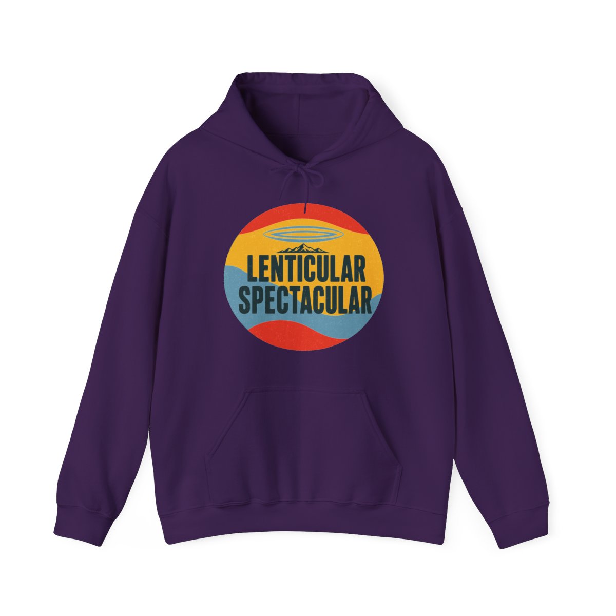 Lenticular Spectacular Hoodie in Purple