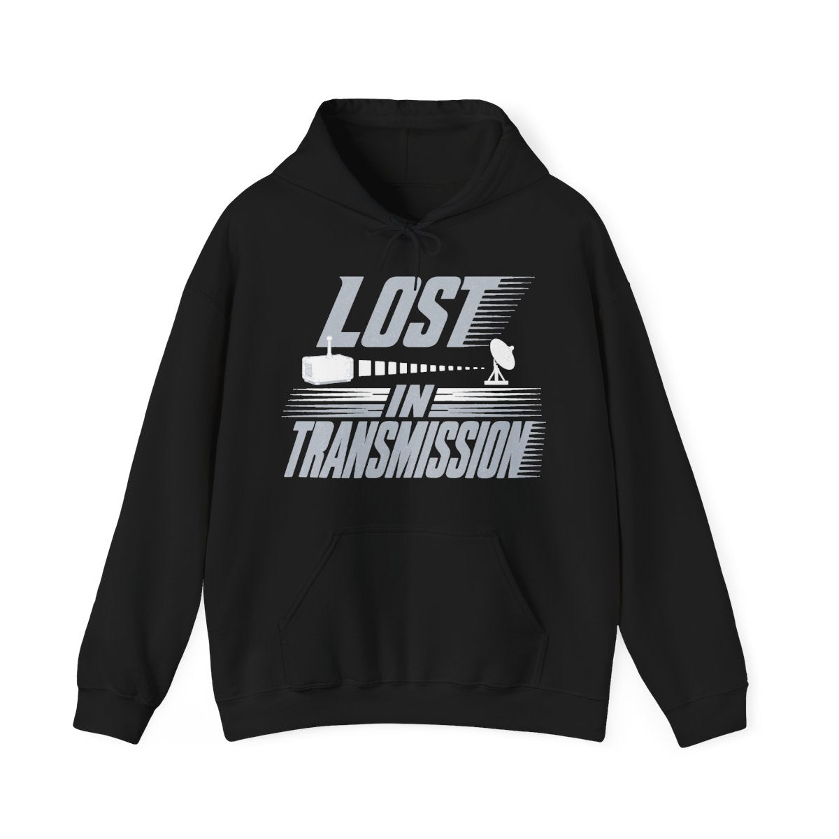 Lost in Transmission Hoodie in Black