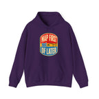 Map First RF Later Hoodie in Purple