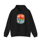 Map First RF Later Hoodie in Black