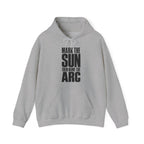 Mark the Sun Then Name the Arc Hoodie in Sport Grey