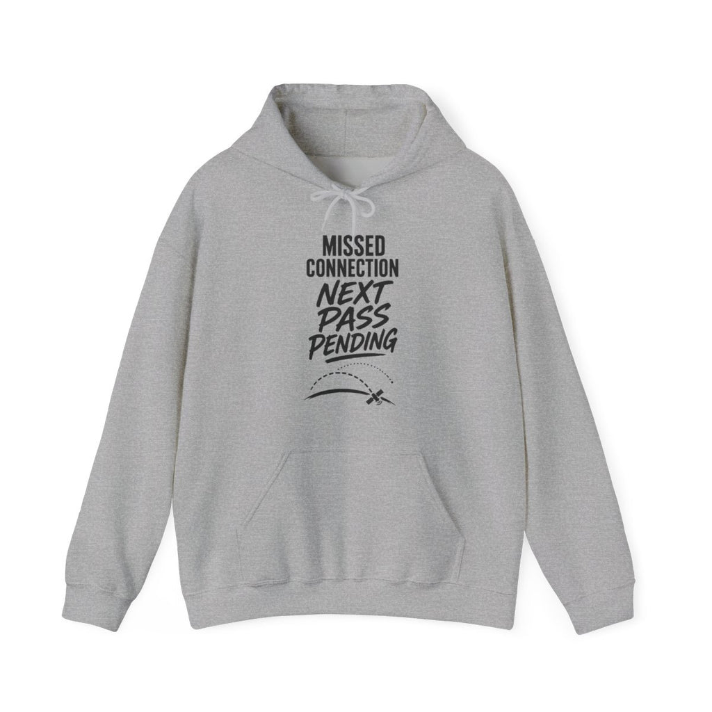 Missed Connection Next Pass Pending Hoodie in Sport Grey