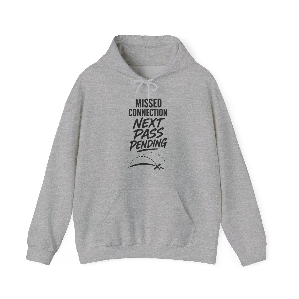 Missed Connection Next Pass Pending Hoodie in Sport Grey