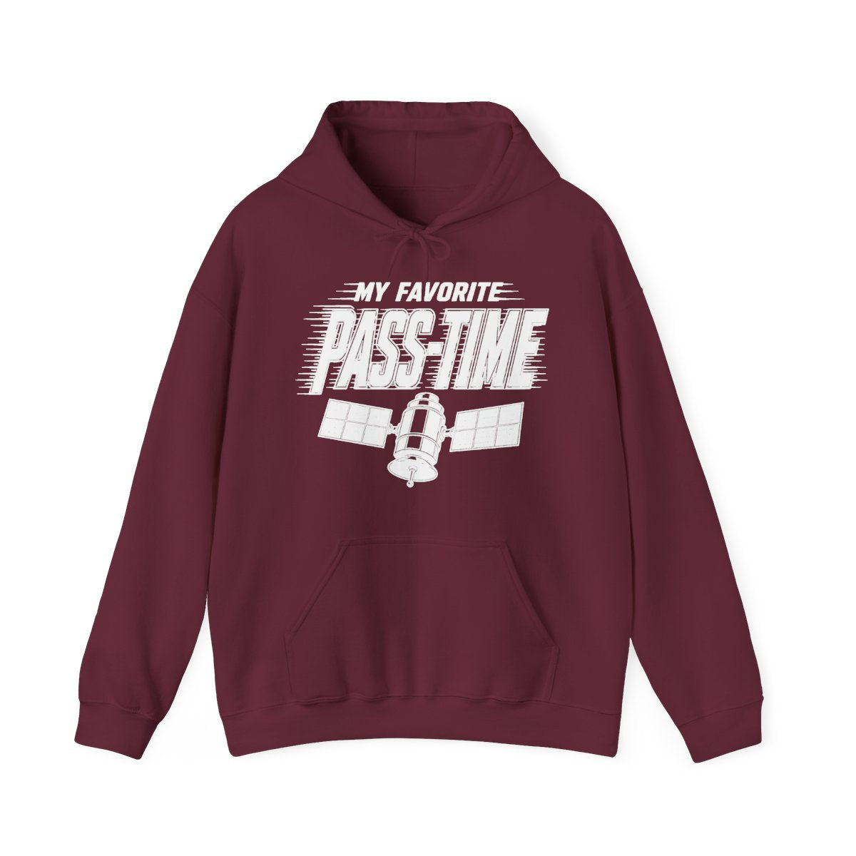 My Favorite Pass-Time Hoodie in Maroon