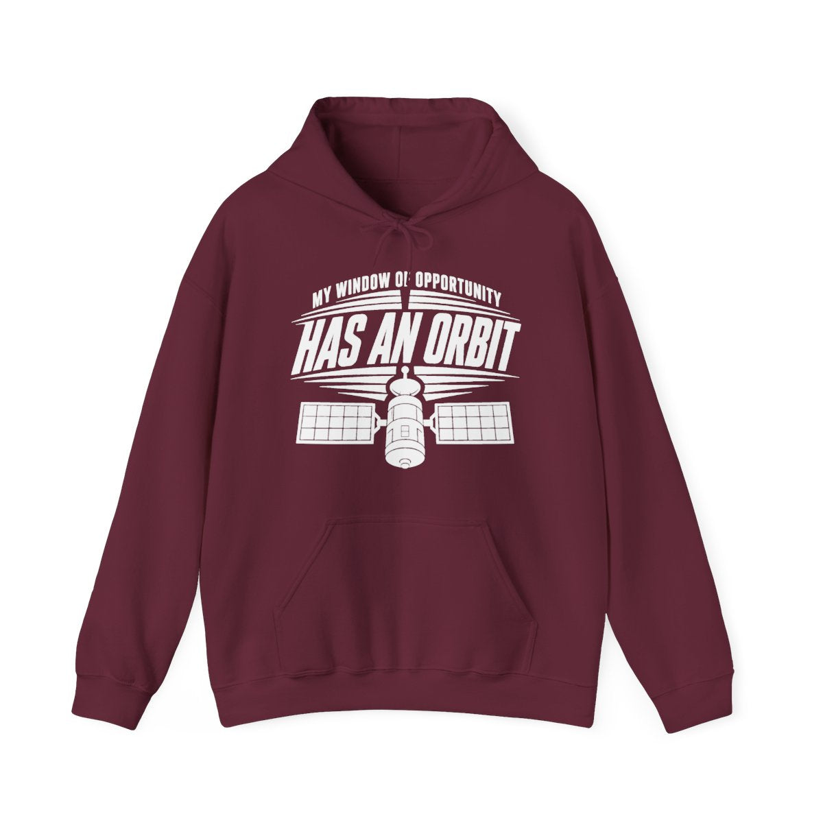 My Window of Opportunity Has an Orbit Hoodie in Maroon