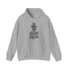 No Small Talk the Clouds Are Doing Something Hoodie in Sport Grey