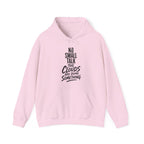 No Small Talk the Clouds Are Doing Something Hoodie in Light Pink