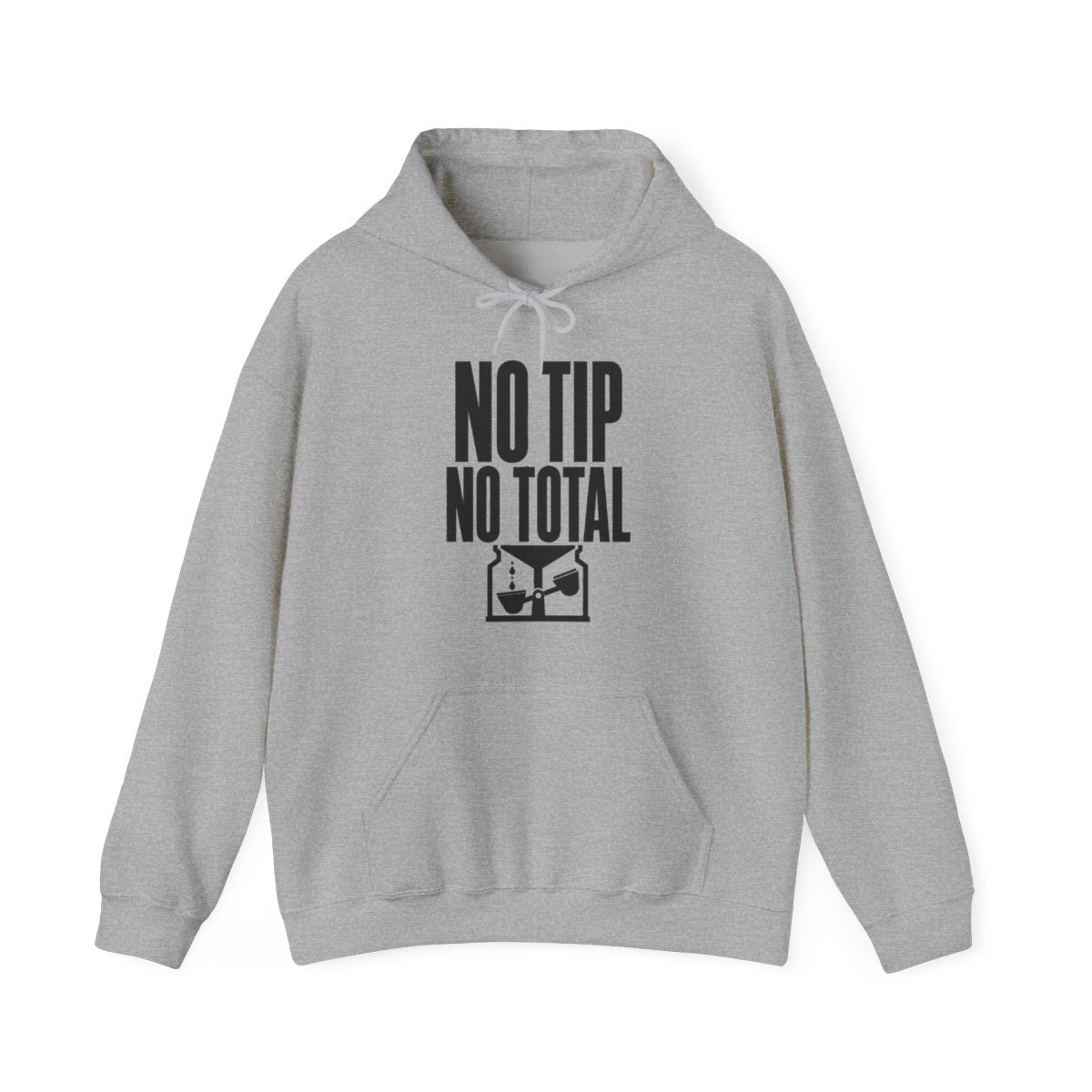 No Tip No Total Hoodie in Sport Grey