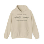 One Minute Offline Still Thinking About It Hoodie in Sand
