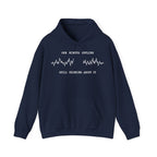 One Minute Offline Still Thinking About It Hoodie in Navy
