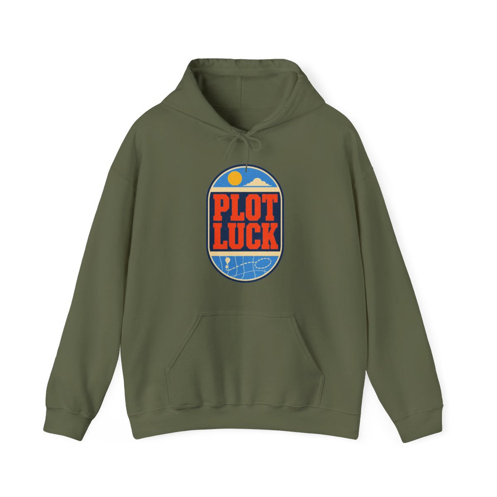 Plot Luck Hoodie in Military Green