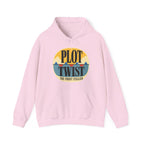 Plot Twist, the Front Stalled Hoodie in Light Pink
