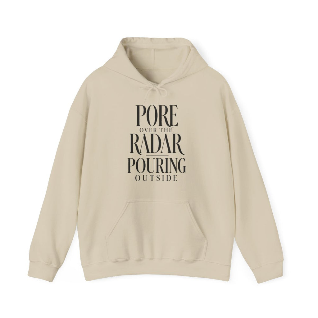 Pore Over the Radar Pouring Outside Hoodie in Sand