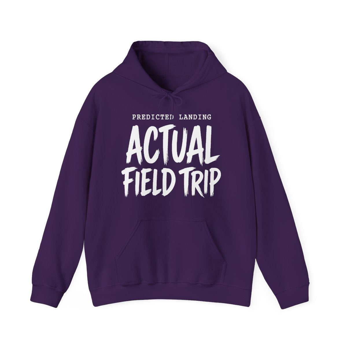 Predicted Landing Actual Field Trip Hoodie in Purple