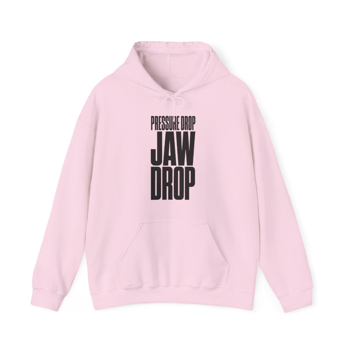 Pressure Drop Jaw Drop Hoodie in Light Pink