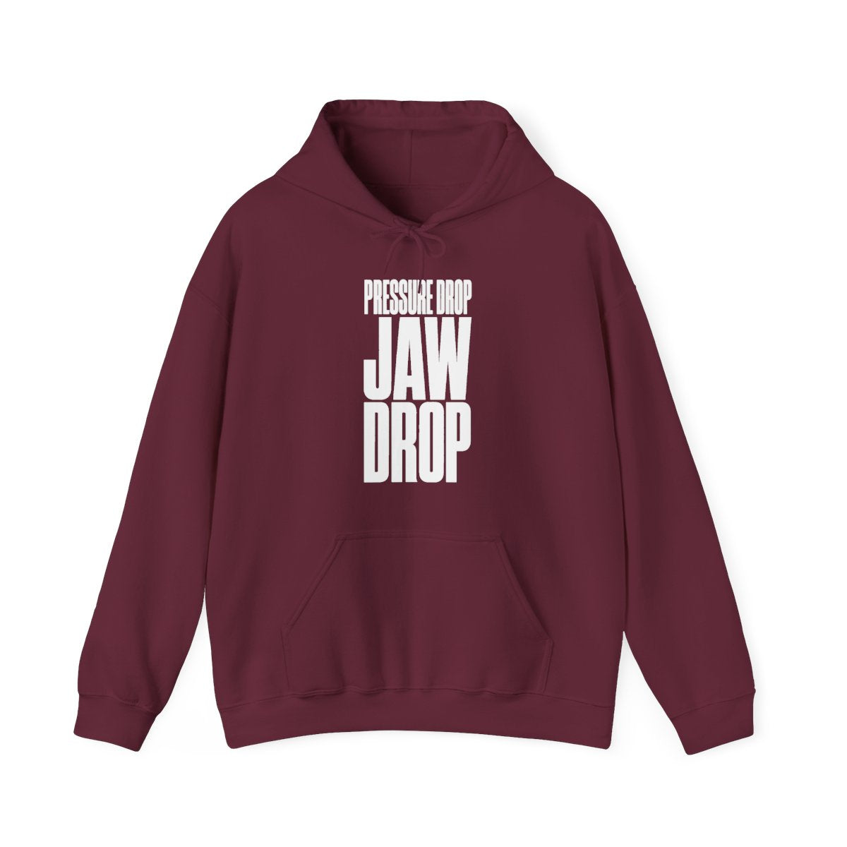 Pressure Drop Jaw Drop Hoodie in Maroon