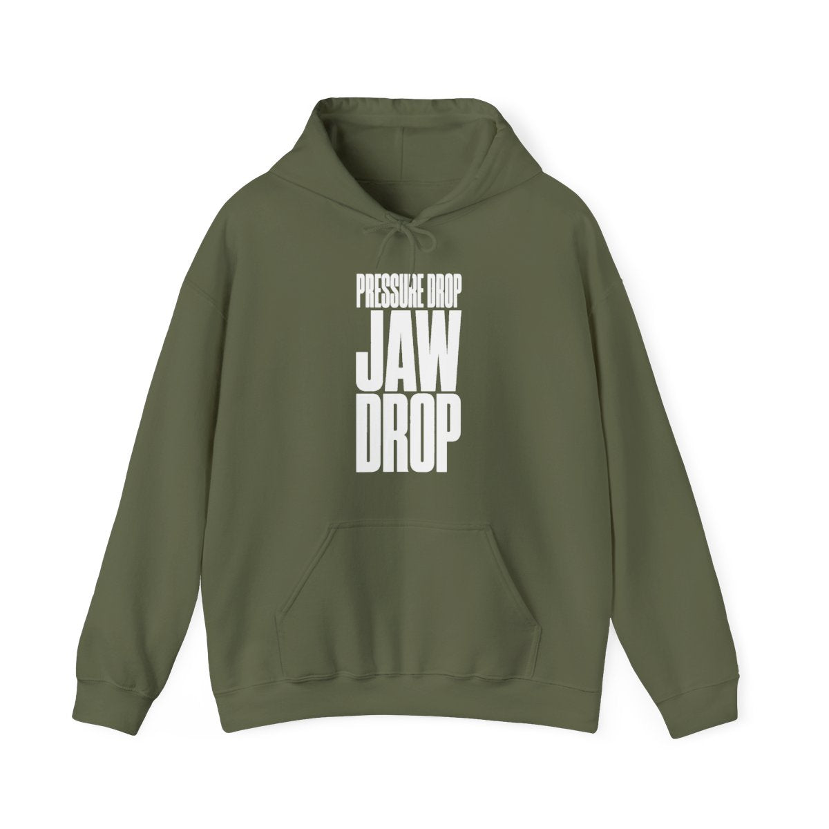 Pressure Drop Jaw Drop Hoodie in Military Green