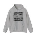 Pressure Falling Interest Rising Hoodie in Sport Grey