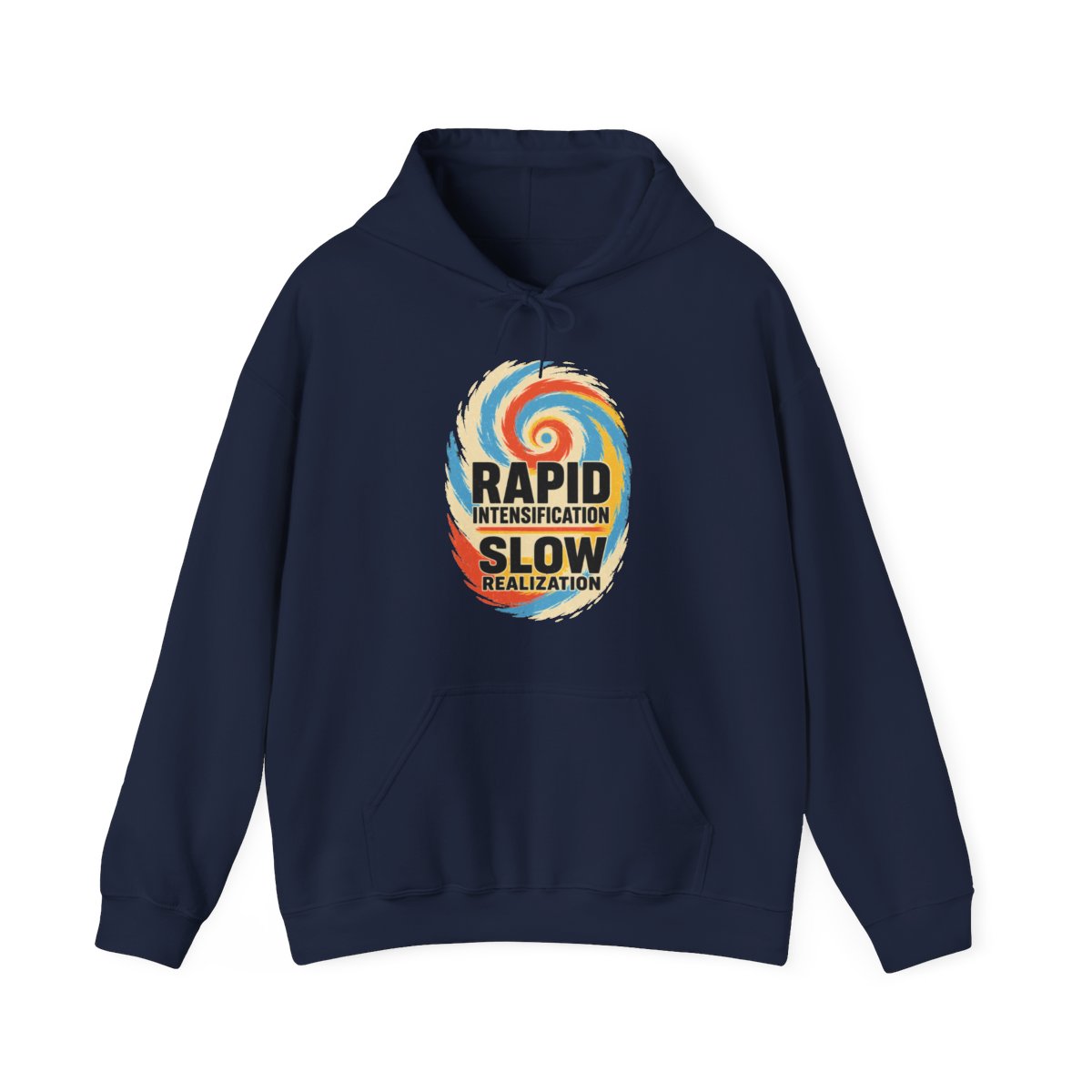 Rapid Intensification Slow Realization Hoodie in Navy