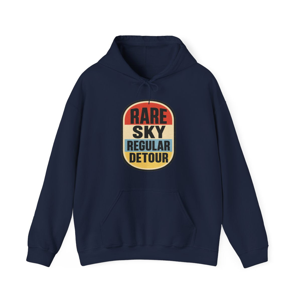 Rare Sky Regular Detour Hoodie in Navy