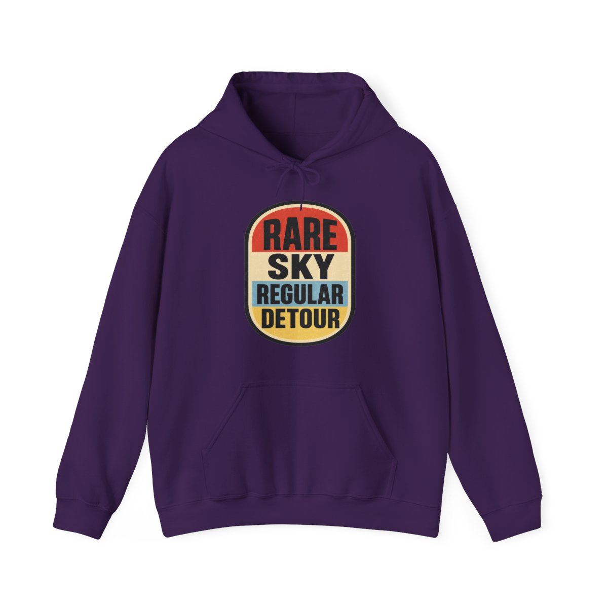 Rare Sky Regular Detour Hoodie in Purple